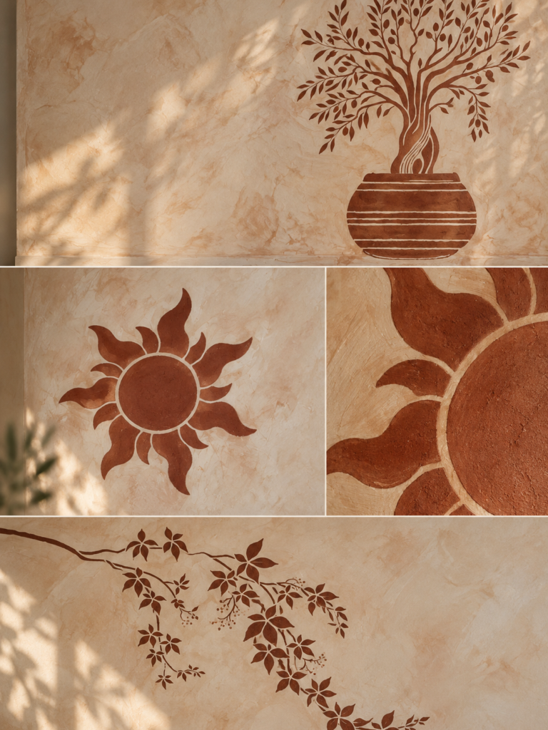 Murs et décors à la chaux style méditerranéen